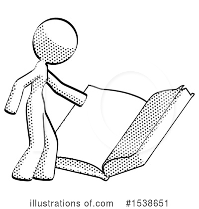 Royalty-Free (RF) Halftone Design Mascot Clipart Illustration by Leo Blanchette - Stock Sample #1538651