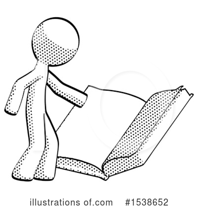 Royalty-Free (RF) Halftone Design Mascot Clipart Illustration by Leo Blanchette - Stock Sample #1538652