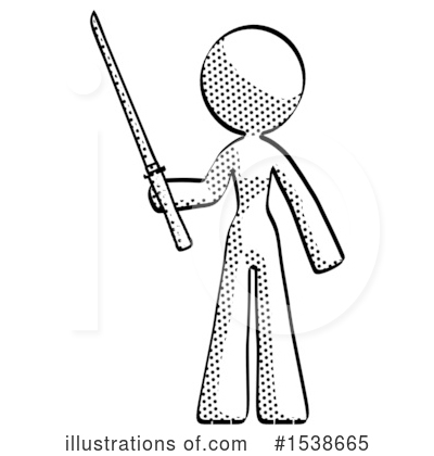 Royalty-Free (RF) Halftone Design Mascot Clipart Illustration by Leo Blanchette - Stock Sample #1538665