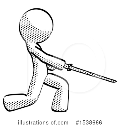 Royalty-Free (RF) Halftone Design Mascot Clipart Illustration by Leo Blanchette - Stock Sample #1538666