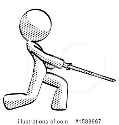 Royalty-Free (RF) Halftone Design Mascot Clipart Illustration by Leo Blanchette - Stock Sample #1538667