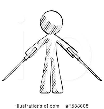Royalty-Free (RF) Halftone Design Mascot Clipart Illustration by Leo Blanchette - Stock Sample #1538668