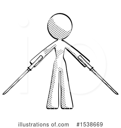 Royalty-Free (RF) Halftone Design Mascot Clipart Illustration by Leo Blanchette - Stock Sample #1538669