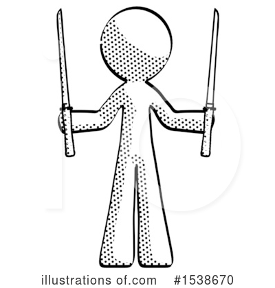 Royalty-Free (RF) Halftone Design Mascot Clipart Illustration by Leo Blanchette - Stock Sample #1538670