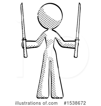 Royalty-Free (RF) Halftone Design Mascot Clipart Illustration by Leo Blanchette - Stock Sample #1538672