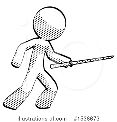 Royalty-Free (RF) Halftone Design Mascot Clipart Illustration by Leo Blanchette - Stock Sample #1538673