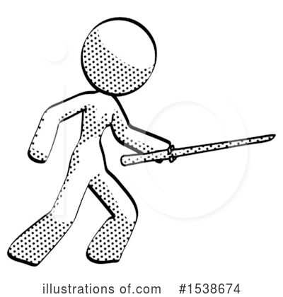 Royalty-Free (RF) Halftone Design Mascot Clipart Illustration by Leo Blanchette - Stock Sample #1538674