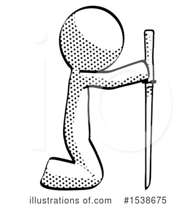 Royalty-Free (RF) Halftone Design Mascot Clipart Illustration by Leo Blanchette - Stock Sample #1538675