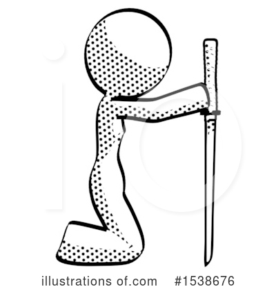Royalty-Free (RF) Halftone Design Mascot Clipart Illustration by Leo Blanchette - Stock Sample #1538676