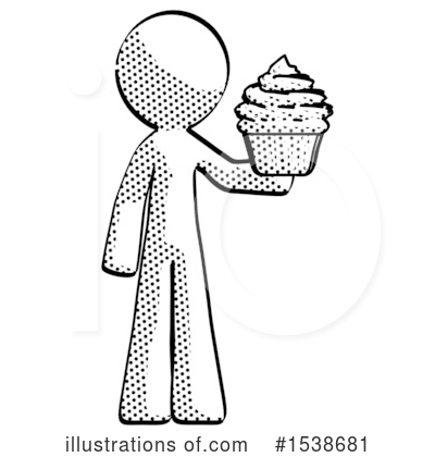 Royalty-Free (RF) Halftone Design Mascot Clipart Illustration by Leo Blanchette - Stock Sample #1538681