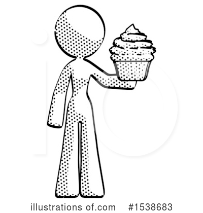 Royalty-Free (RF) Halftone Design Mascot Clipart Illustration by Leo Blanchette - Stock Sample #1538683