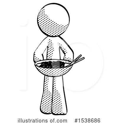 Royalty-Free (RF) Halftone Design Mascot Clipart Illustration by Leo Blanchette - Stock Sample #1538686