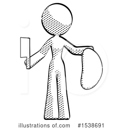 Royalty-Free (RF) Halftone Design Mascot Clipart Illustration by Leo Blanchette - Stock Sample #1538691