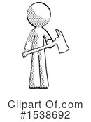 Halftone Design Mascot Clipart #1538692 by Leo Blanchette