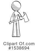 Halftone Design Mascot Clipart #1538694 by Leo Blanchette