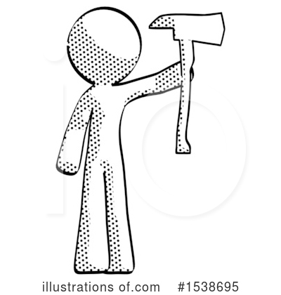 Royalty-Free (RF) Halftone Design Mascot Clipart Illustration by Leo Blanchette - Stock Sample #1538695