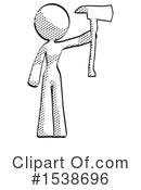 Halftone Design Mascot Clipart #1538696 by Leo Blanchette