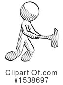 Halftone Design Mascot Clipart #1538697 by Leo Blanchette