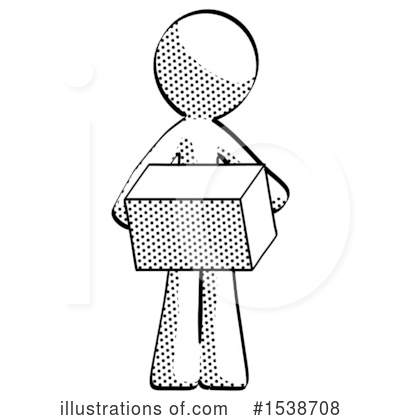 Royalty-Free (RF) Halftone Design Mascot Clipart Illustration by Leo Blanchette - Stock Sample #1538708