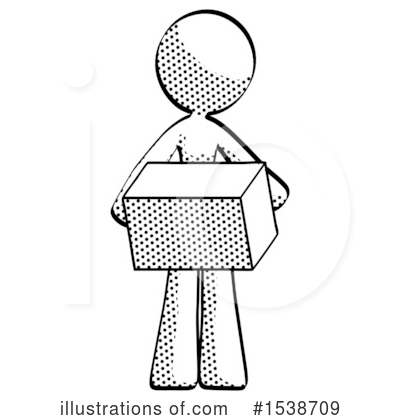 Royalty-Free (RF) Halftone Design Mascot Clipart Illustration by Leo Blanchette - Stock Sample #1538709