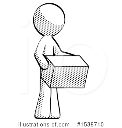 Royalty-Free (RF) Halftone Design Mascot Clipart Illustration by Leo Blanchette - Stock Sample #1538710