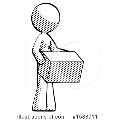 Royalty-Free (RF) Halftone Design Mascot Clipart Illustration by Leo Blanchette - Stock Sample #1538711
