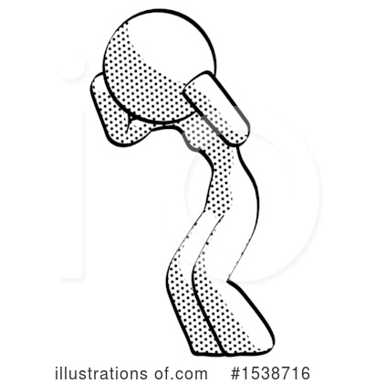 Royalty-Free (RF) Halftone Design Mascot Clipart Illustration by Leo Blanchette - Stock Sample #1538716