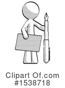 Halftone Design Mascot Clipart #1538718 by Leo Blanchette