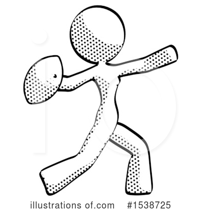 Royalty-Free (RF) Halftone Design Mascot Clipart Illustration by Leo Blanchette - Stock Sample #1538725