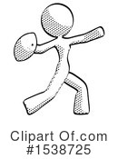 Halftone Design Mascot Clipart #1538725 by Leo Blanchette