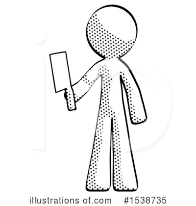 Royalty-Free (RF) Halftone Design Mascot Clipart Illustration by Leo Blanchette - Stock Sample #1538735