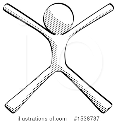 Royalty-Free (RF) Halftone Design Mascot Clipart Illustration by Leo Blanchette - Stock Sample #1538737