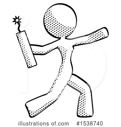 Royalty-Free (RF) Halftone Design Mascot Clipart Illustration by Leo Blanchette - Stock Sample #1538740