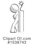 Halftone Design Mascot Clipart #1538743 by Leo Blanchette