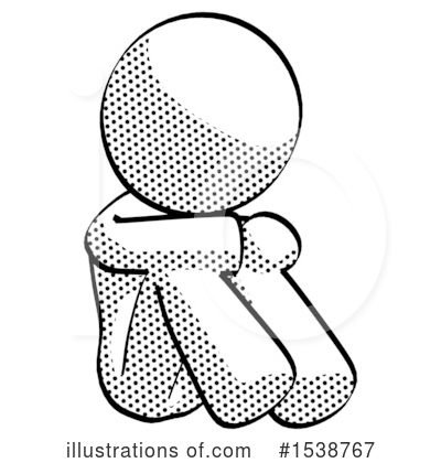 Royalty-Free (RF) Halftone Design Mascot Clipart Illustration by Leo Blanchette - Stock Sample #1538767