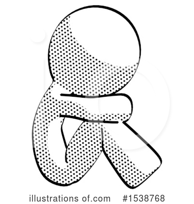 Royalty-Free (RF) Halftone Design Mascot Clipart Illustration by Leo Blanchette - Stock Sample #1538768