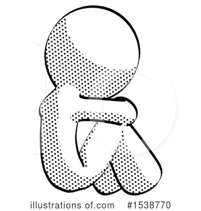 Royalty-Free (RF) Halftone Design Mascot Clipart Illustration by Leo Blanchette - Stock Sample #1538770