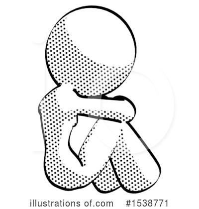 Royalty-Free (RF) Halftone Design Mascot Clipart Illustration by Leo Blanchette - Stock Sample #1538771