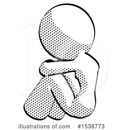 Royalty-Free (RF) Halftone Design Mascot Clipart Illustration by Leo Blanchette - Stock Sample #1538773