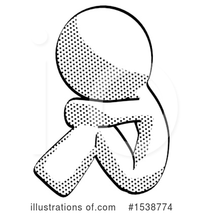 Royalty-Free (RF) Halftone Design Mascot Clipart Illustration by Leo Blanchette - Stock Sample #1538774