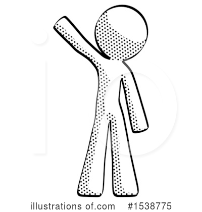 Royalty-Free (RF) Halftone Design Mascot Clipart Illustration by Leo Blanchette - Stock Sample #1538775