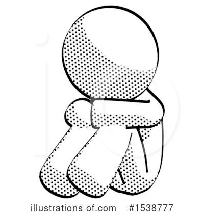Royalty-Free (RF) Halftone Design Mascot Clipart Illustration by Leo Blanchette - Stock Sample #1538777
