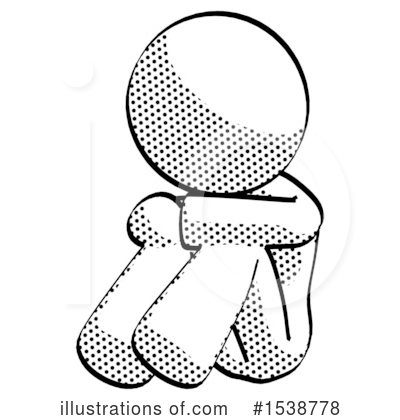 Royalty-Free (RF) Halftone Design Mascot Clipart Illustration by Leo Blanchette - Stock Sample #1538778