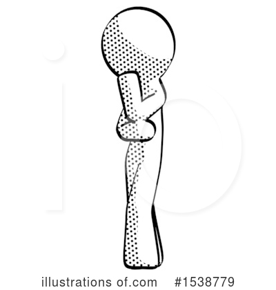 Royalty-Free (RF) Halftone Design Mascot Clipart Illustration by Leo Blanchette - Stock Sample #1538779