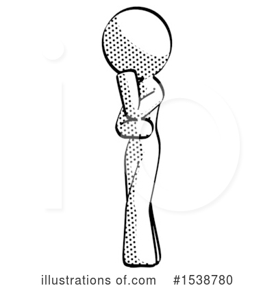 Royalty-Free (RF) Halftone Design Mascot Clipart Illustration by Leo Blanchette - Stock Sample #1538780
