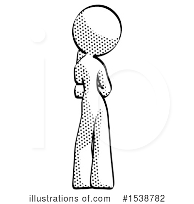 Royalty-Free (RF) Halftone Design Mascot Clipart Illustration by Leo Blanchette - Stock Sample #1538782