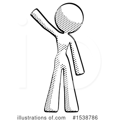 Royalty-Free (RF) Halftone Design Mascot Clipart Illustration by Leo Blanchette - Stock Sample #1538786