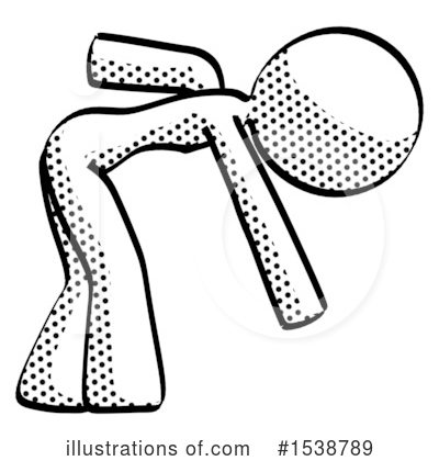 Royalty-Free (RF) Halftone Design Mascot Clipart Illustration by Leo Blanchette - Stock Sample #1538789