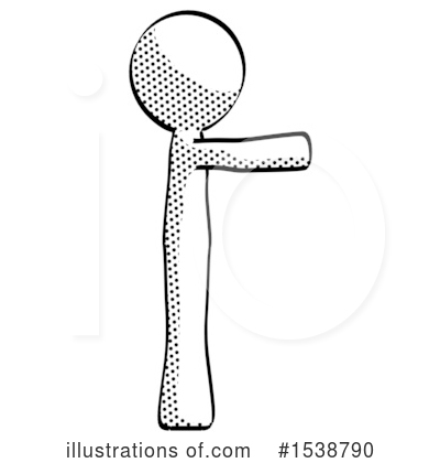 Royalty-Free (RF) Halftone Design Mascot Clipart Illustration by Leo Blanchette - Stock Sample #1538790