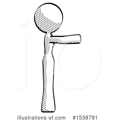 Royalty-Free (RF) Halftone Design Mascot Clipart Illustration by Leo Blanchette - Stock Sample #1538791